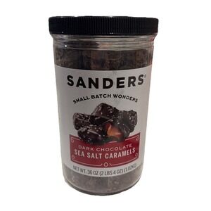 Sanders Dark Chocolate Sea Salt Caramels, 36 oz